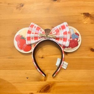 Disney Parks Remy Ratatouille Adventure Loungfly Ear Headband Faux Leather